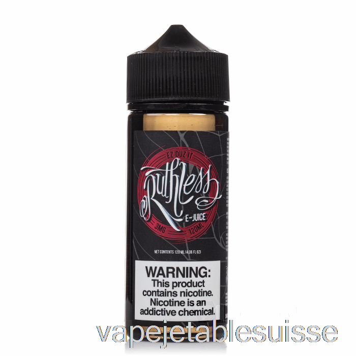 Vape Suisse Ez Duz It - Vapeur Impitoyable - 120ml 3mg